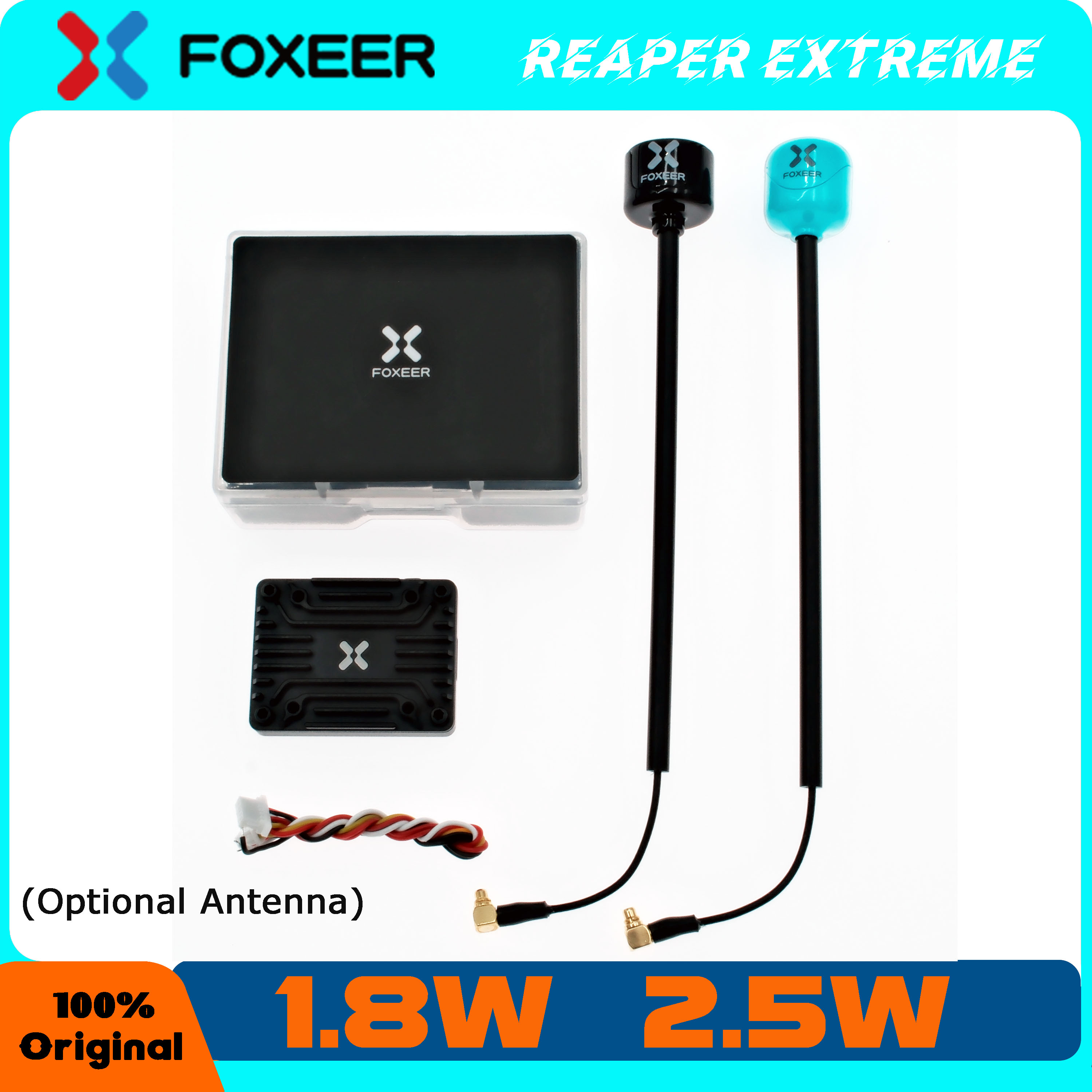 Foxeer Reaper Extreme 2.5W/1.8 - đánh giá và giá Foxeer Reaper Extreme 2.5W Vtx